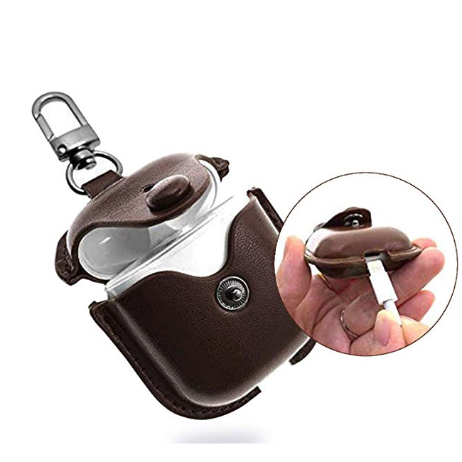 Защитный чехол из искусственной кожи для Airpods, чехол из искусственной кожи для airpods, защитный чехол для air pod