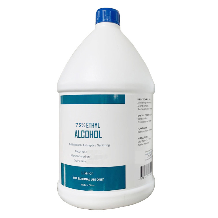 Hot sale Cheap Larg Stock Wholesale 1 Gallon 75% Alcohol antiseptic Hand Wash Liquid