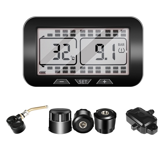 Автомобильная беспроводная система контроля давления в шинах с Usb Tpms и внутренним и внешним датчиком цифрового типа