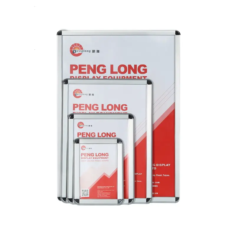 Easy changing poster clip frame front open aluminum snap frame,clipdown poster frame 22x28