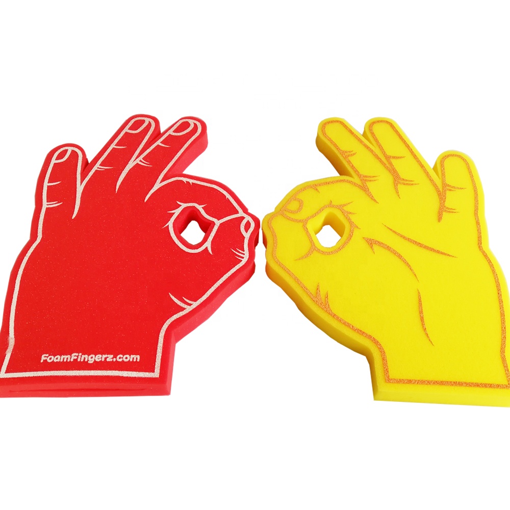 Customizable Design Cheering Foam Hand Sports Sponge for Fans