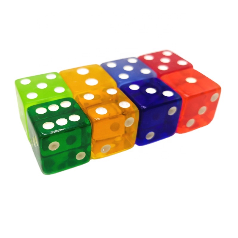 Набор прозрачных многогранных игральных костей D6 для игры в гольф с подземерами и драконами dnd