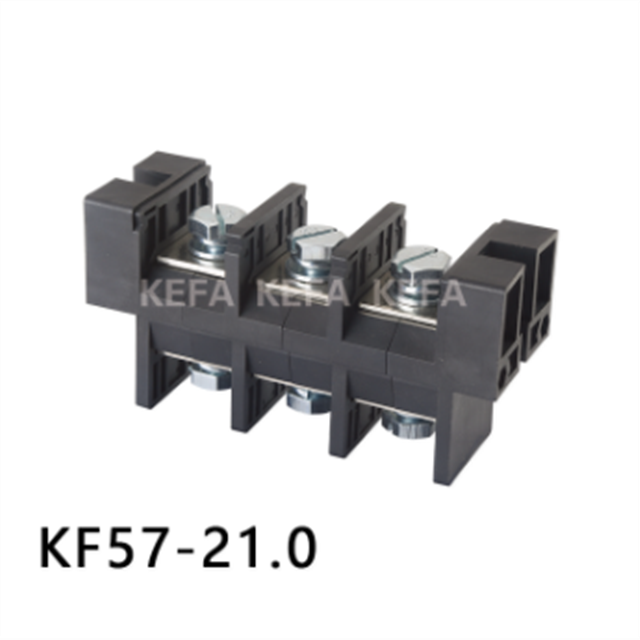 KEFA KF57-21.0mm 600V 115A дешевой цене бесплатный образец клеммный блок переменного тока 3-полюсный клеммные колодки разъем