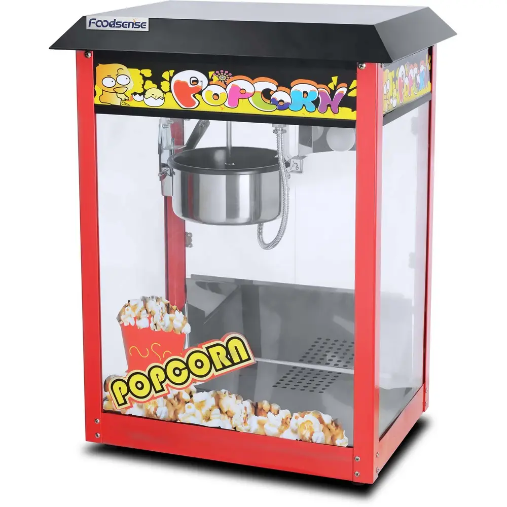 Gas Popcorn Industrial Commercial Cinema Big Electric Automatic Popcorn Making Machine
