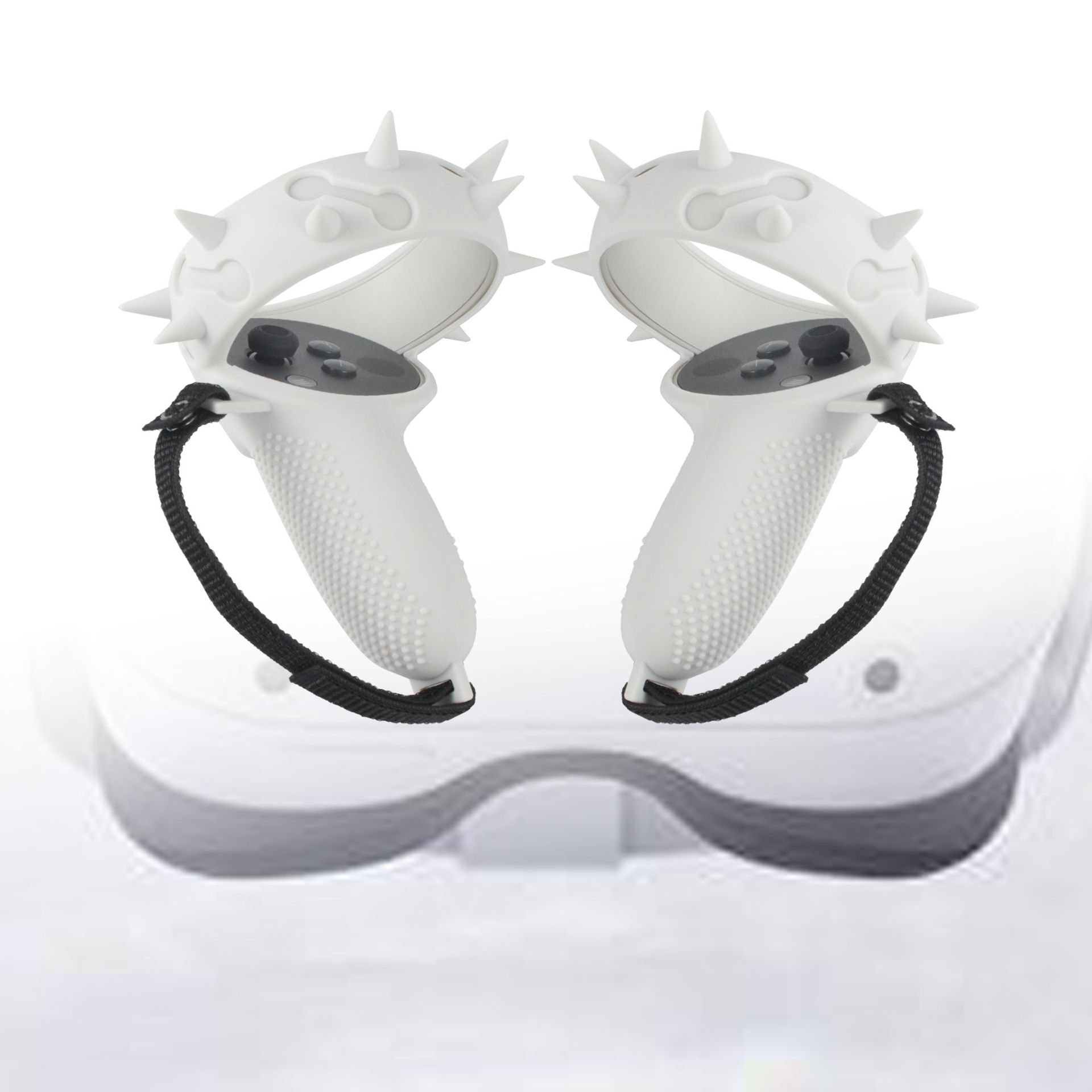 Hot Oculus Quest 2 Handle Silicone Protective Cover Anti-Fall Anti-Collision Anti-Skid Anti-Sweat VR Accessories