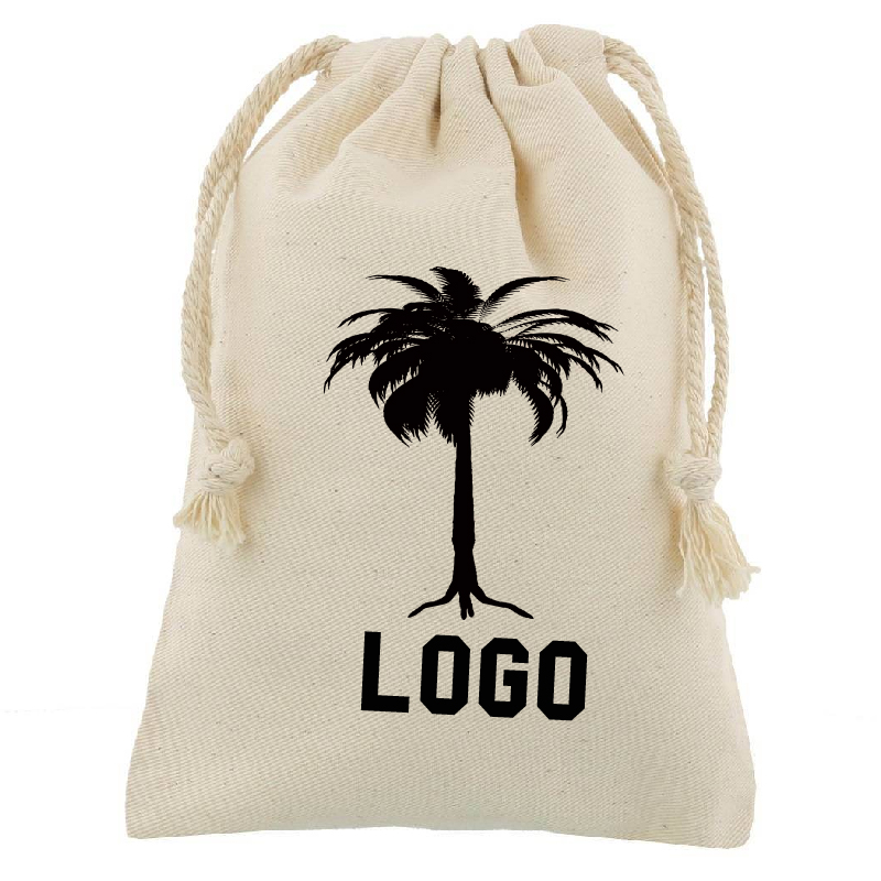 wholesale Dustproof Drawstring canvas Bag Custom Logo Cotton drawstring dust bags