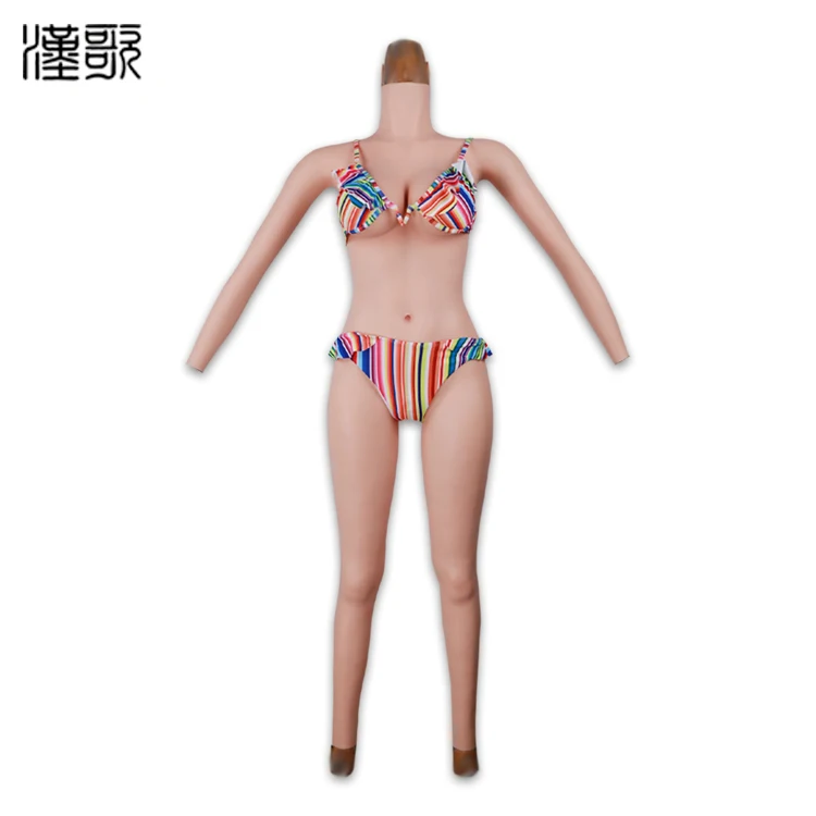 Силиконовый цельнокроеный костюм Zentai CD TD Pussy F, форма груди, Трансвестит, трансгендер