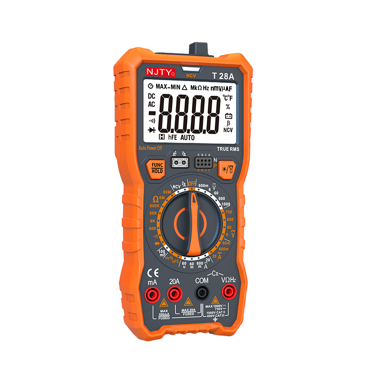 Лучший цифровой мультиметр 1000 в 20 А измерители напряжения тока T28A trms smart multimeters