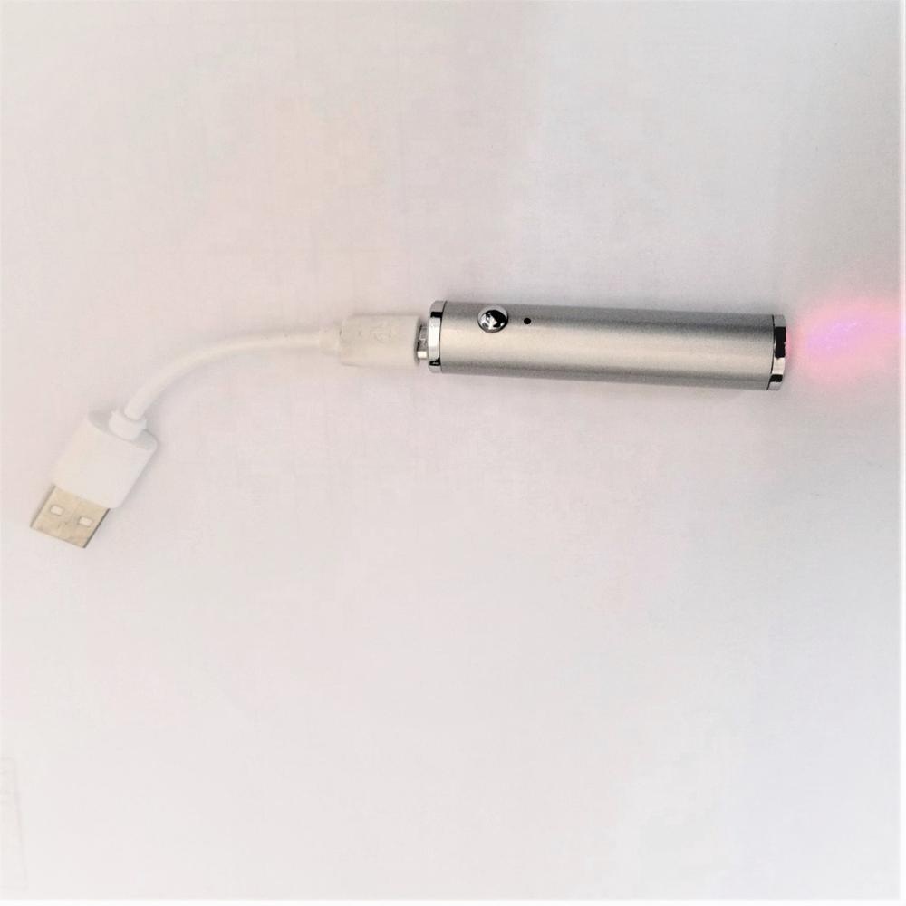 USB перезаряжаемая лазерная указка для управления презентации гид, 3,7 V по-прежнему диод алюминиевый 650nm 635nm 5 мВт лазерная указка 1 мВт