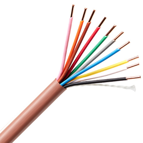 TIANJIE-10c 20awg soild голый медный проводник коричневая куртка pvc кабель термостата для термостата