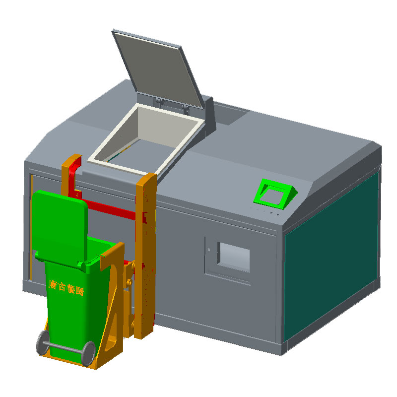 Food Garbage Recycling Machine Food Waste Composting Machine Waste Recycling System