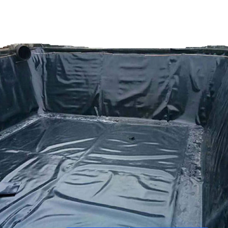 Aging Resistant HDPE Impermeable Membrane Septic Tank Waterproof Pig Farm 0.8mm Geomembrane