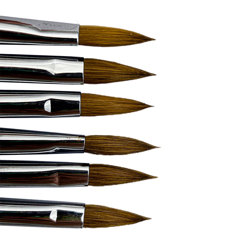 Good Selling 777 Brushes High Qualitynail Acrylic Pure 3D 2Sides For Nail Art 16 Acrilic Any Real 100 Kolinsky Nail Brush