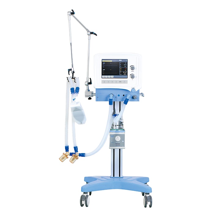 2021 Hot Selling ICU Ventilator With and Air Source Connector Breathing Support for ICU NICU