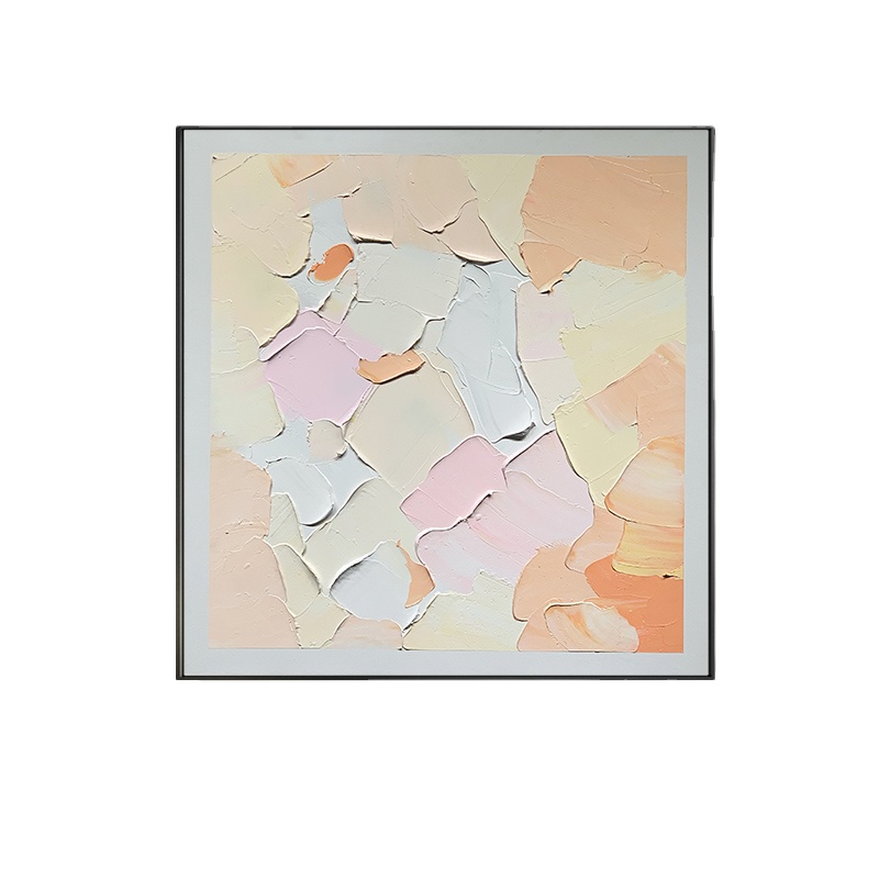 Impressionist Colorful Painting Kit Oil Paint Modern Abstract Paintings Canvas 20X20inch/50X50cm