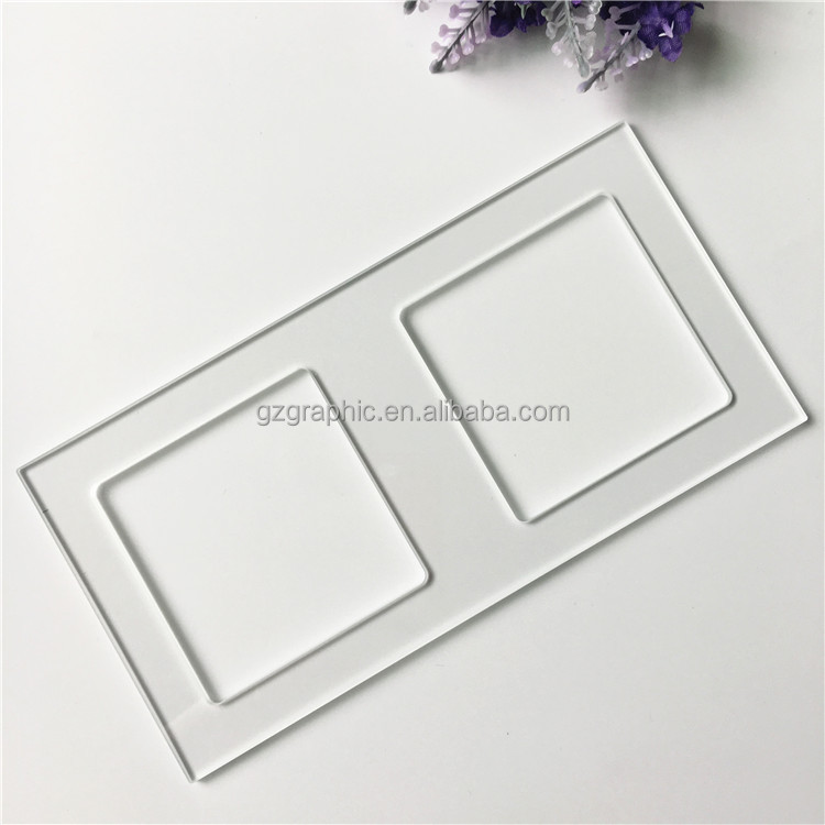Touch Button Switch Crystal Transparent Glass For Automotive Capacitive Touch Switch Panel