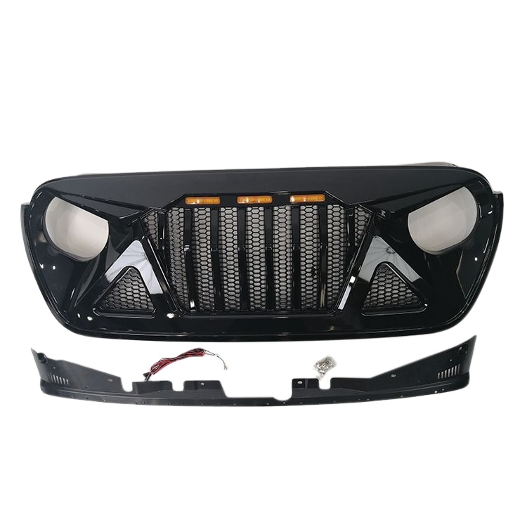 Автомобильные аксессуары abs светодиодный гриль подходит для Jeep Wrangler JL 2018 2019 2020 2021 аксессуары