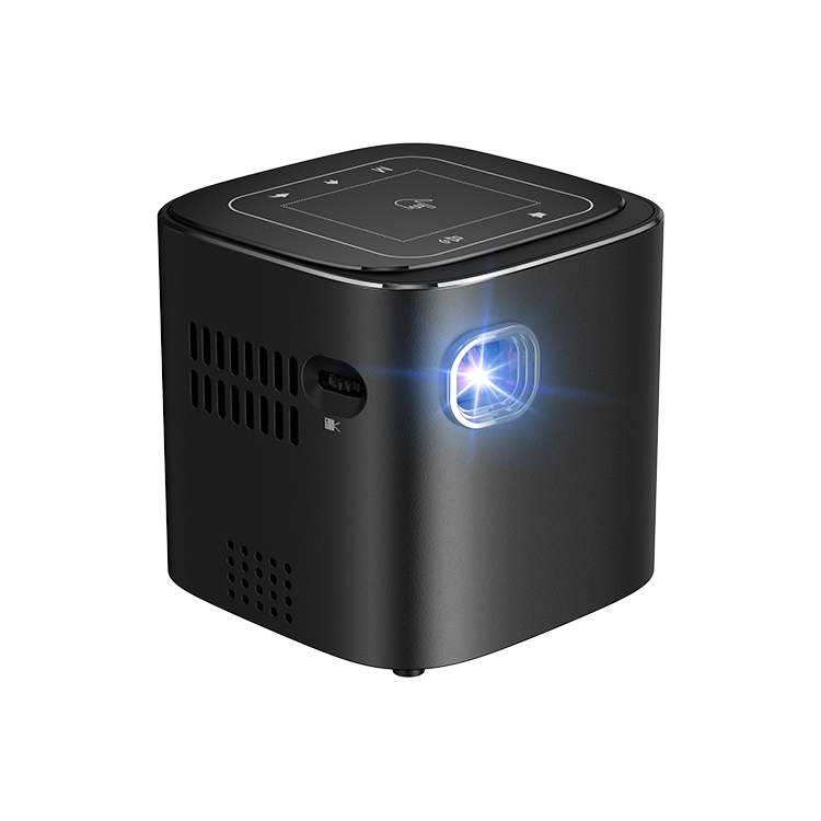 Умный портативный Wi-Fi проектор 4K Ultra Hd, портативный проектор для видеоигр, домашнего кинотеатра, светодиодный мини-проектор Poket с батареей