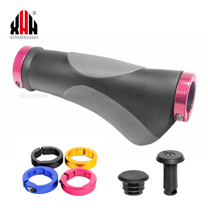 factory direct sale bicycle anti-slip ergonomic handle grips locking aluminum alloy ring for road mountain cruiser bike