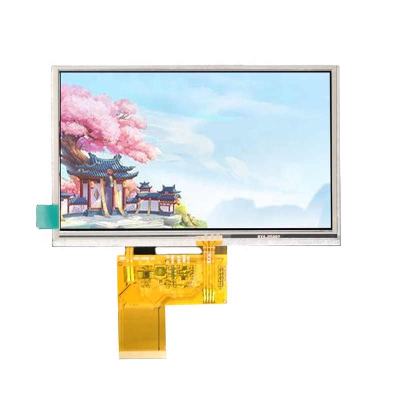 OEM-дисплей 5 дюймов 800x480 цветной TFT LCD с RGB 24 бит 50 контактов