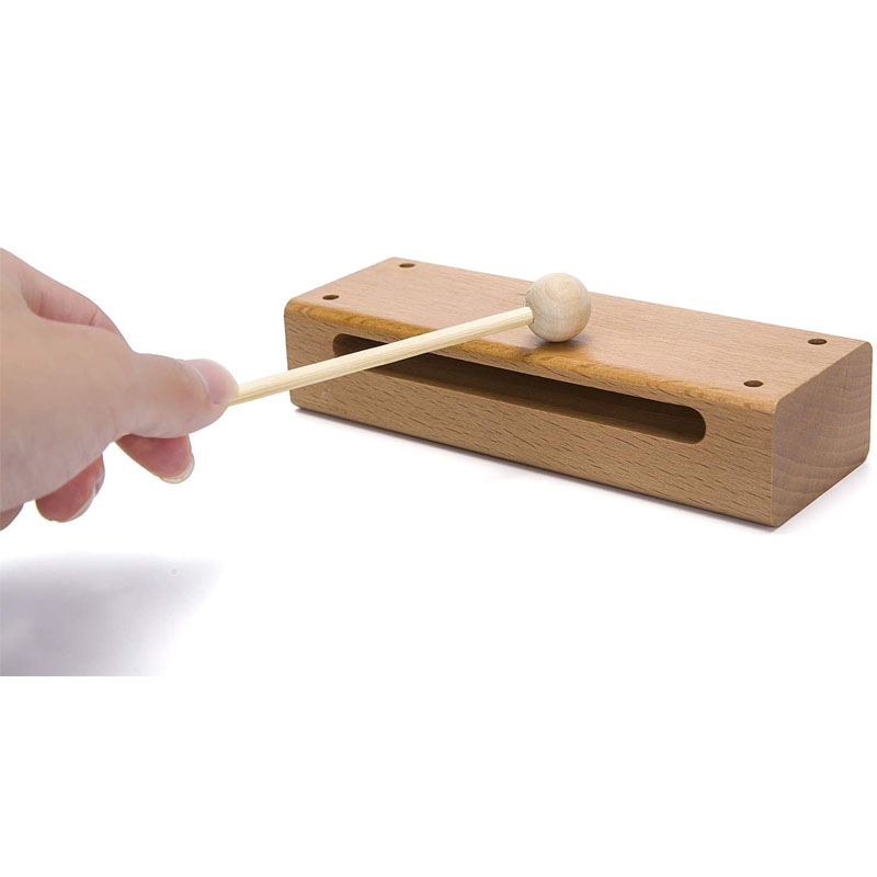 Wholesale hot selling private label wooden temple fun percussion musical instruments for adults with Mallet Rhythm music