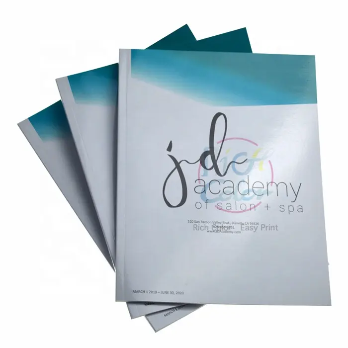 China custom cheap printing service softcover book, flyer , booklet, brochure, catalog printing