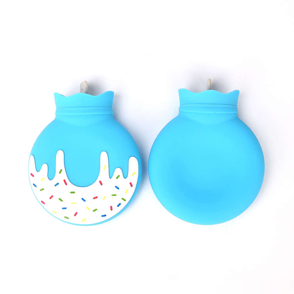 Factory Custom Christmas Gift Hot Water Bag Creative Silicone Hand Warmer Explosion-Proof Winter Microwave Cute Hand Warmer