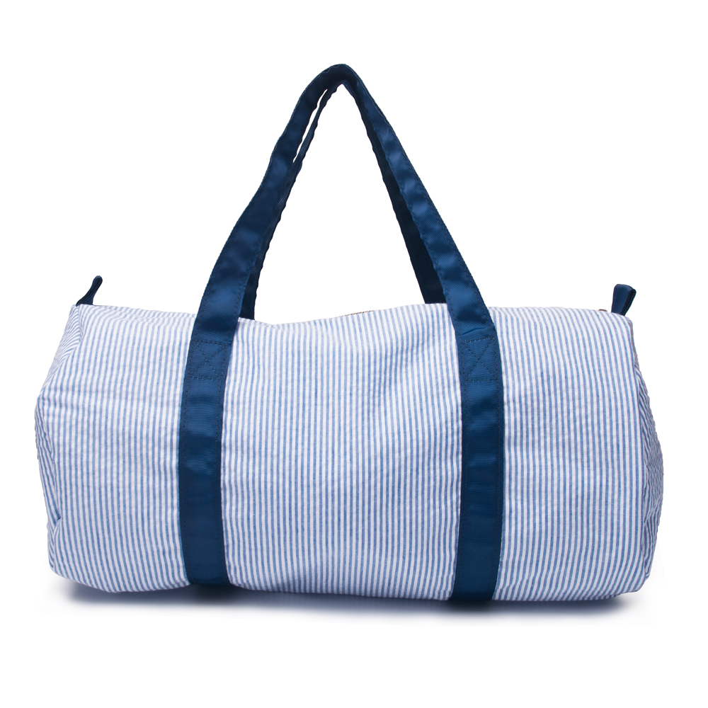 Оптовая продажа, прозрачные детские спортивные сумки Weekender Seersucker для Monograming DMA71494