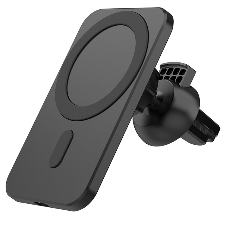 15W Qi Magnetic Wireless Car Phone Holder Max Mini Charger Stand Mount Cargadores Magsafing Fast Car Charger