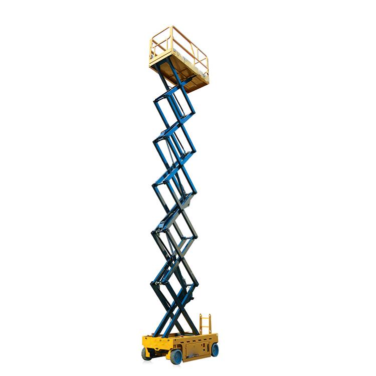 China Official Mobile scissor lift platform hydraulic lift 12m scissor type lifter