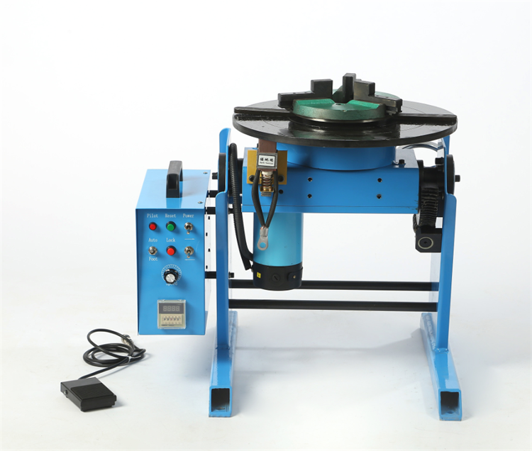 welding positioner 2 axis chuck torch holder connect with welding machine
