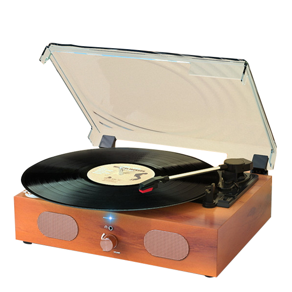 blue record player mp3 player FM video