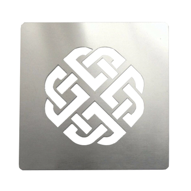 Custom DIY Metal Art Drawing Template High Quality Brushed Stainless Steel Etching Metal Stencils
