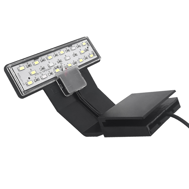 New arrival mini aquarium lights full spectrum aquatic plants fish growth fish tanks planted usb plug 5w led aquarium lighting