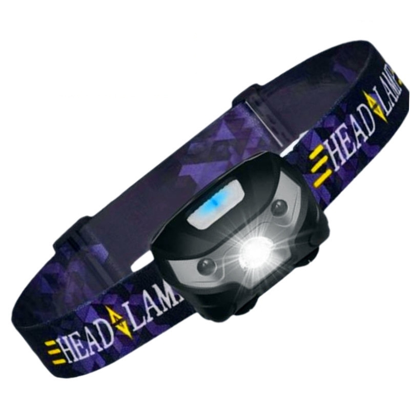 8-9 working hours USB Rechargeable COB LED Head Lamp for Camping Hiking Fishing