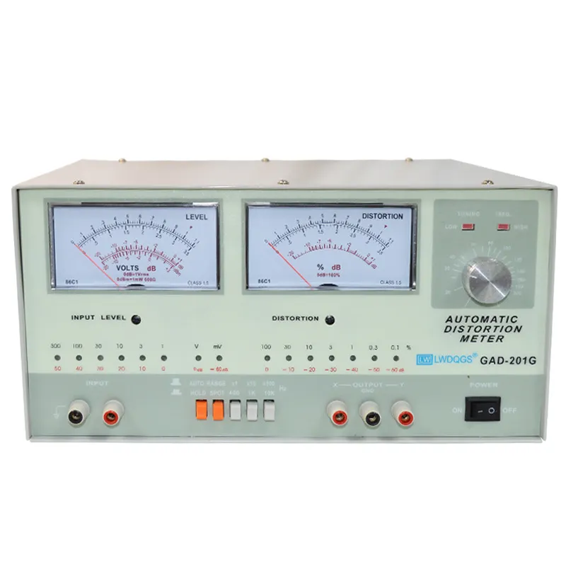 GAD-201G AC voltage measurement 1mV-300Vrms 12 gear Detection signal waveform purity tester audio automatic distortion meter