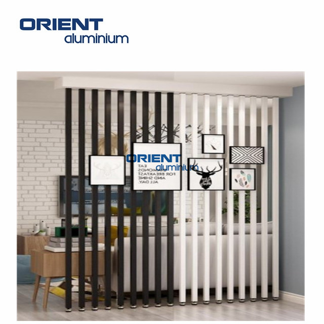 Cheap aluminium large decorative spacing room divider partition screen panel