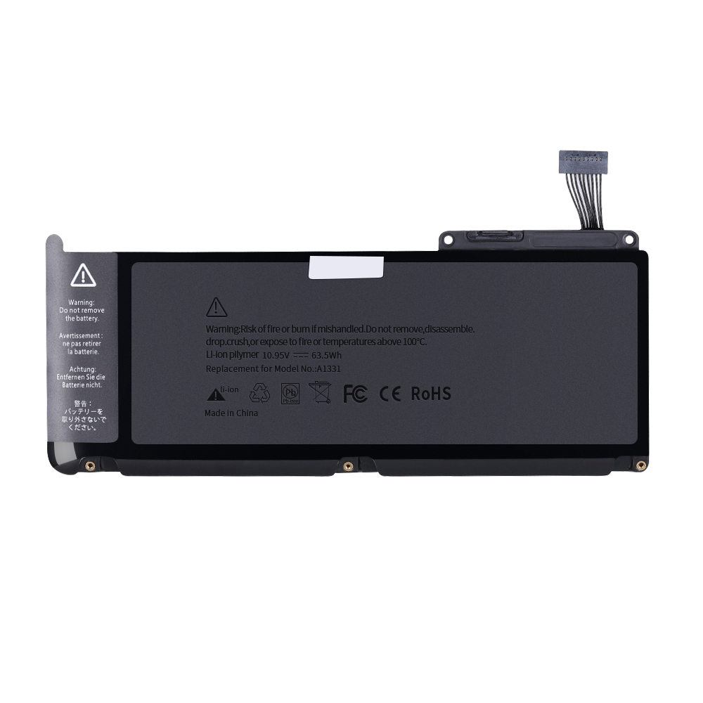 5800mAh Rechargeable Laptop Battery A1331 for Apple MacBook Pro 13'' A1342 2009year Lithium ion Battery
