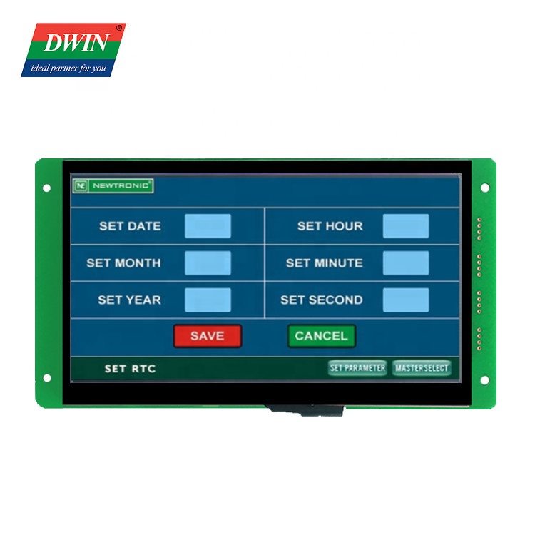 DWIN 10.1 Inch TFT LCD HMI Touch Screen industry grade Module With 1024*600 Solution Serial UART