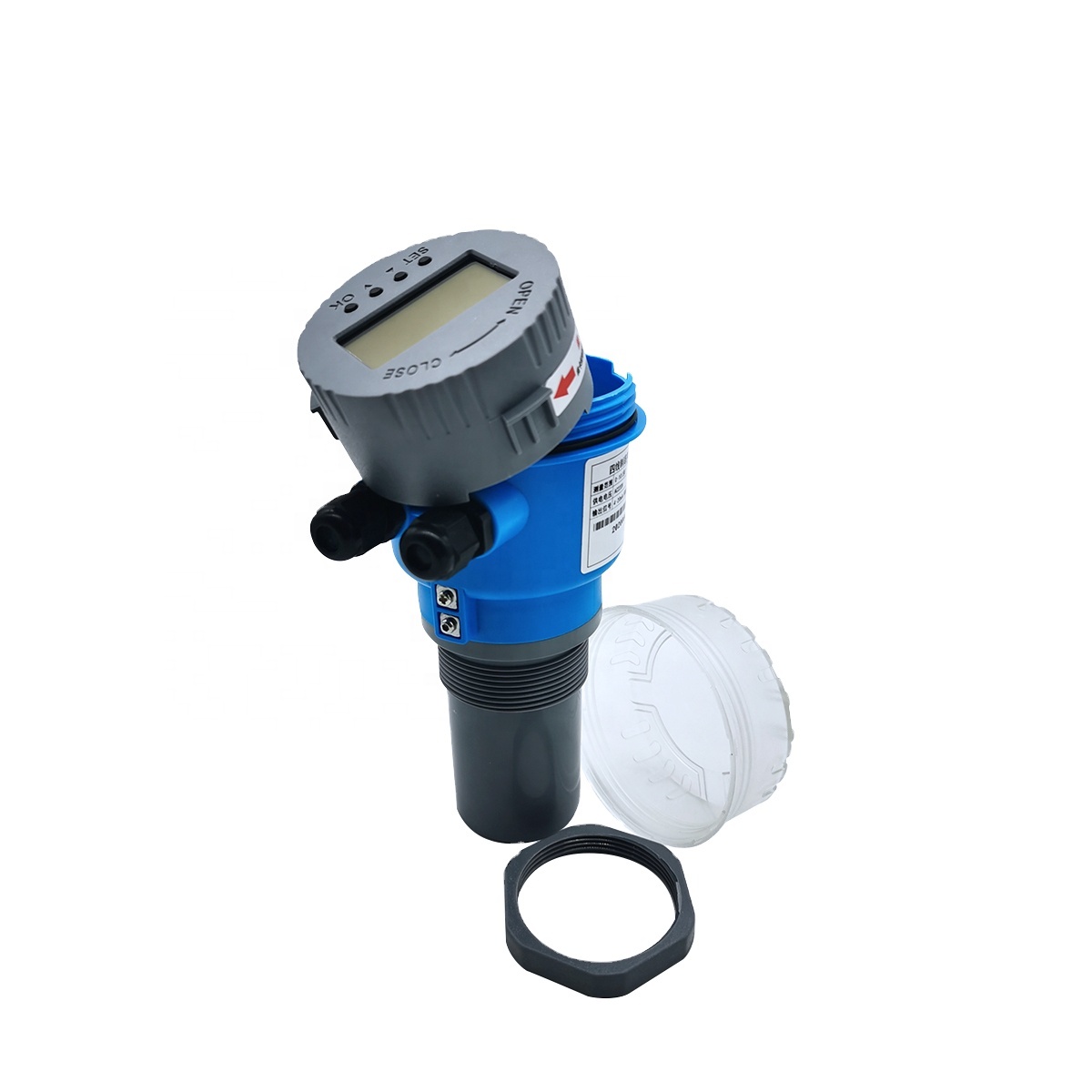 kaifeng Nice quality water flow tank level gauge sensor radar sensor rs485 communication digital display ultrasonic level meter
