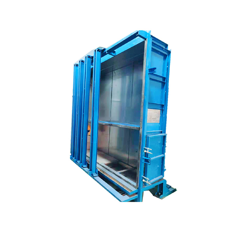 Measure the air permeability of the test piece with the box fastened