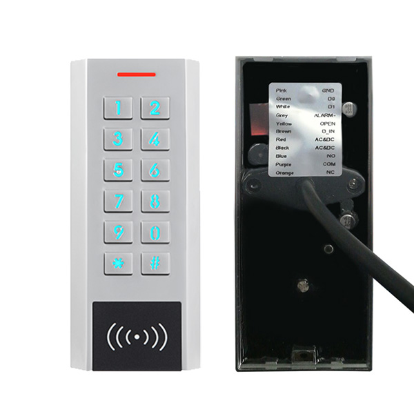 Открытый одной двери металлические id card reader контроля доступа клавиатуры