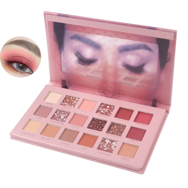 Vegan Private Label Shimmer профессиональный Oem макияж телесный матовый блеск макияж Высокая пигментная палитра теней для век