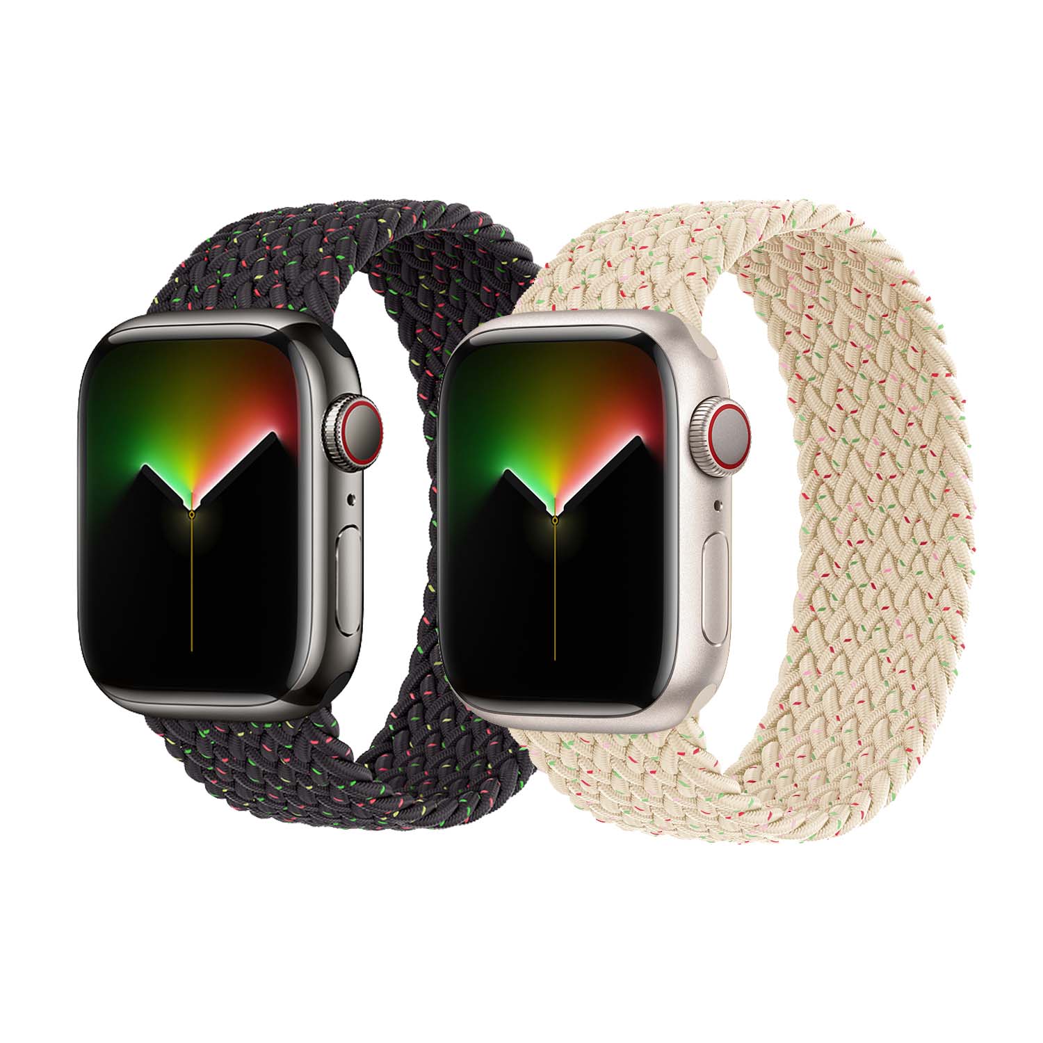 Новый Плетеный эластичный нейлоновый ремешок для Apple watch 6 band, плетеный браслет для Apple watch band 3/4/5/6/SE
