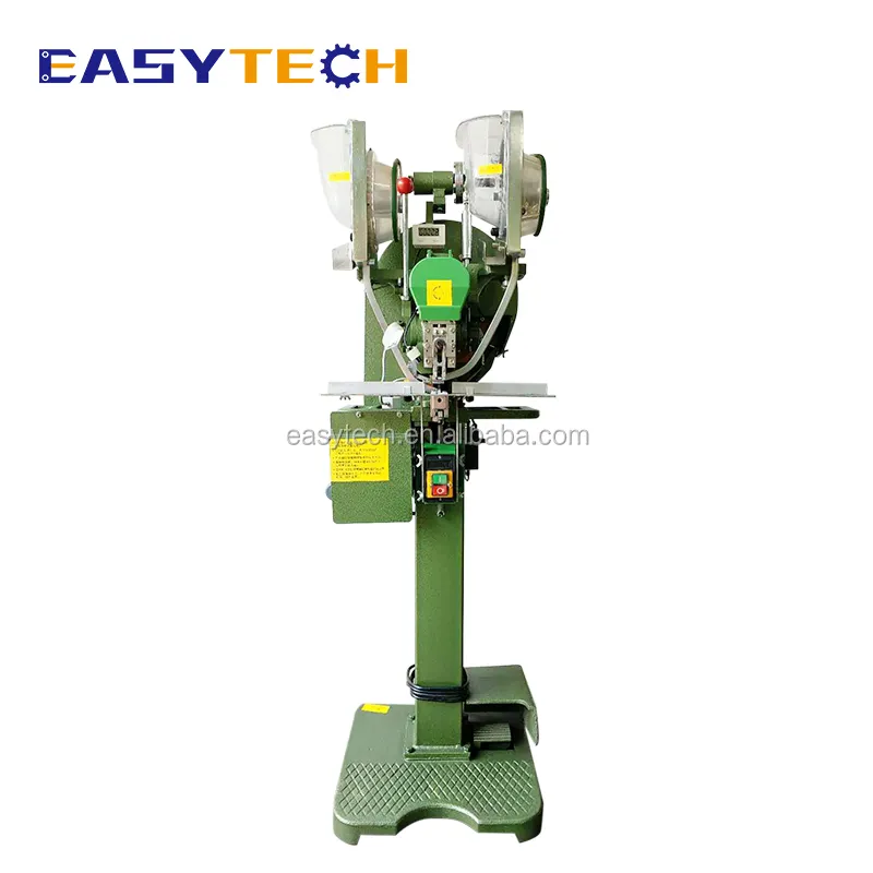 band riveting sew on button automatic snap fastening machine