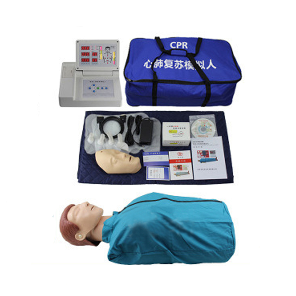 Medical Teaching Half Body CPR Training Manikin with Controller Count Actual Combat Assessment