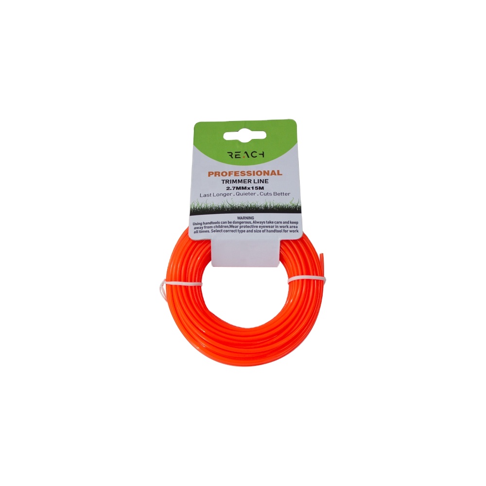 Brush Cutter spare parts 3.0mm*15m grass trimmer line Round shape spool brush cutter for electrical blade