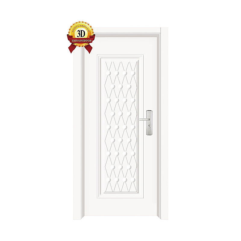 Good soundproof single casement door frosted glass bathroom toilet door