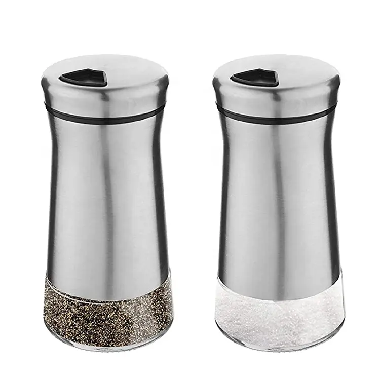 Stainless Steel Spice Dispenser Pepper and Salt Shaker
