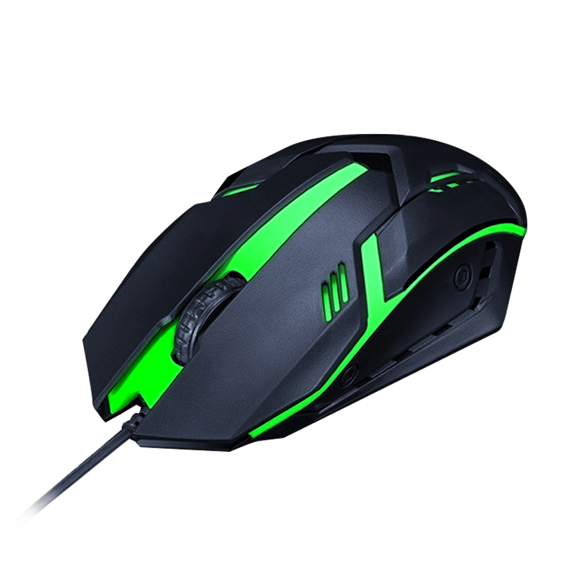 Эргономичная светодиодная RGB Проводная оптическая игровая мышь для ПК